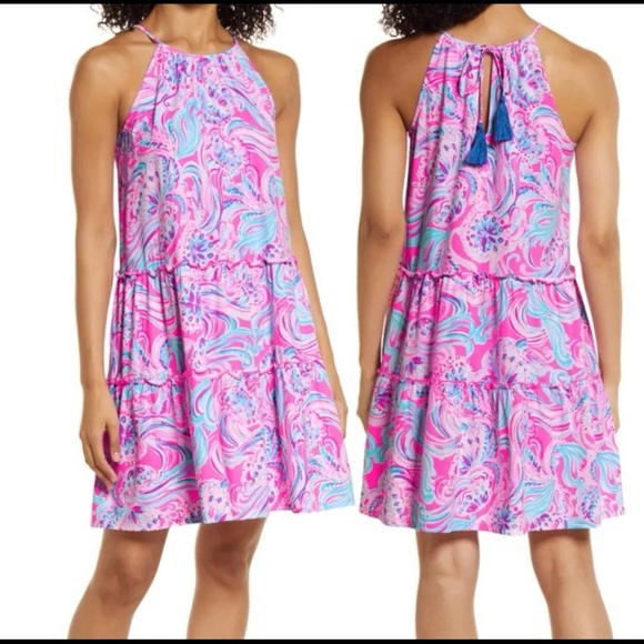 Lilly Pulitzer Dresses & Skirts - NWT Lilly Pulitzer Evalyn Dress S Prosecco Pink 😍